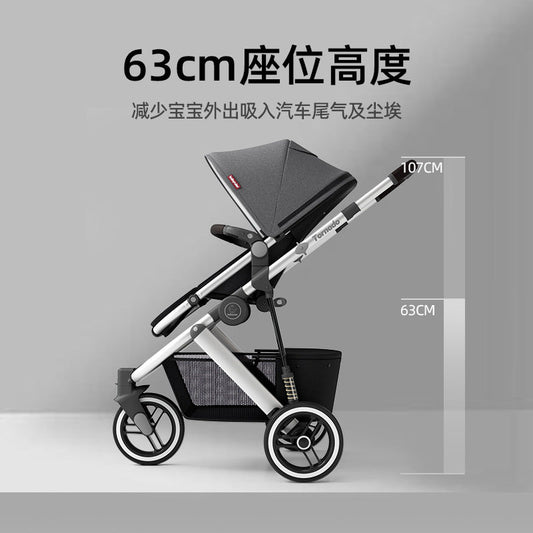 Babyruler Tornado T2 Stroller - Black