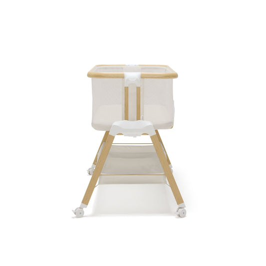 BabyRest Alfie² Bedside Bassinet - Beige/Natural