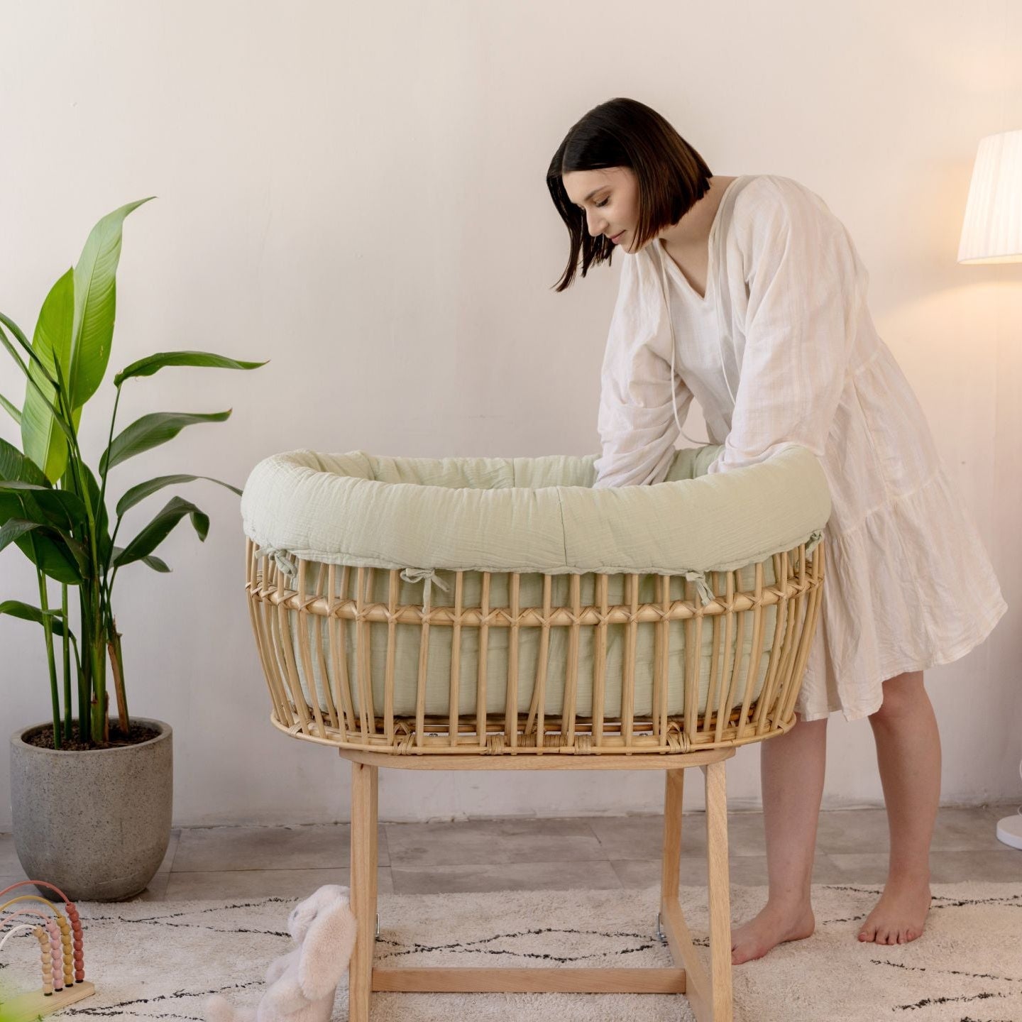Geuther Rocking Cradle - Green