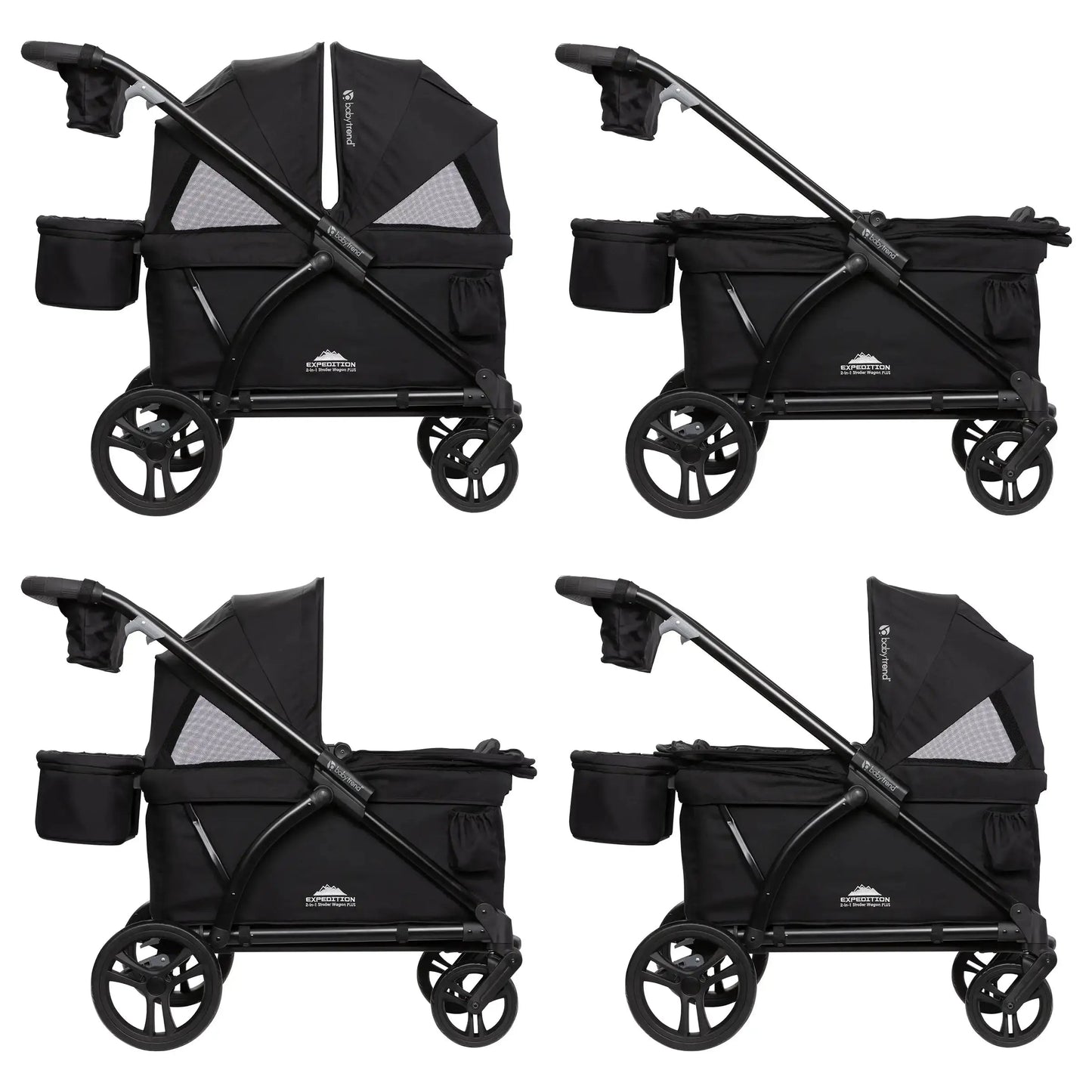 Expedition® 2-in-1 Stroller Wagon PLUS in Ultra Black
