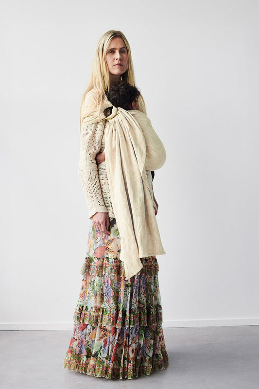 Antipoppe Ring Sling Argus Oat in linen