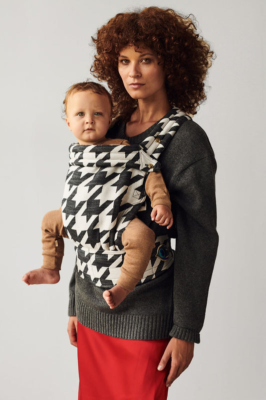 Antipoppe Zeitgeist Tweed BW in cotton