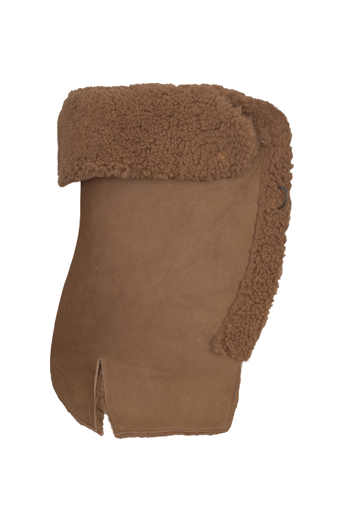 Antipoppe Zeitgeist Tweed Aura + Shearling Insert Ecru