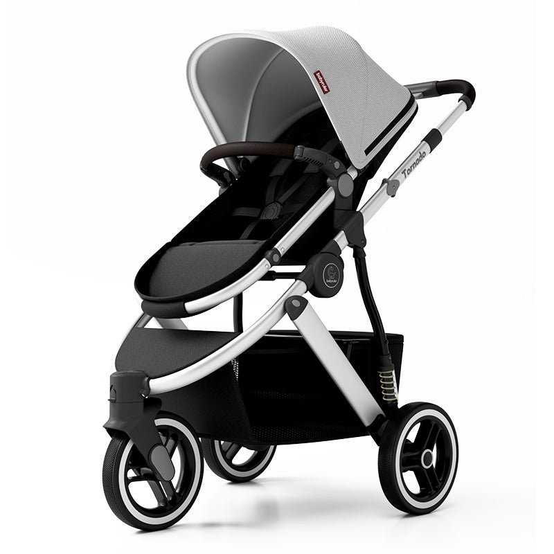 Babyruler Tornado T2 Stroller - Silver