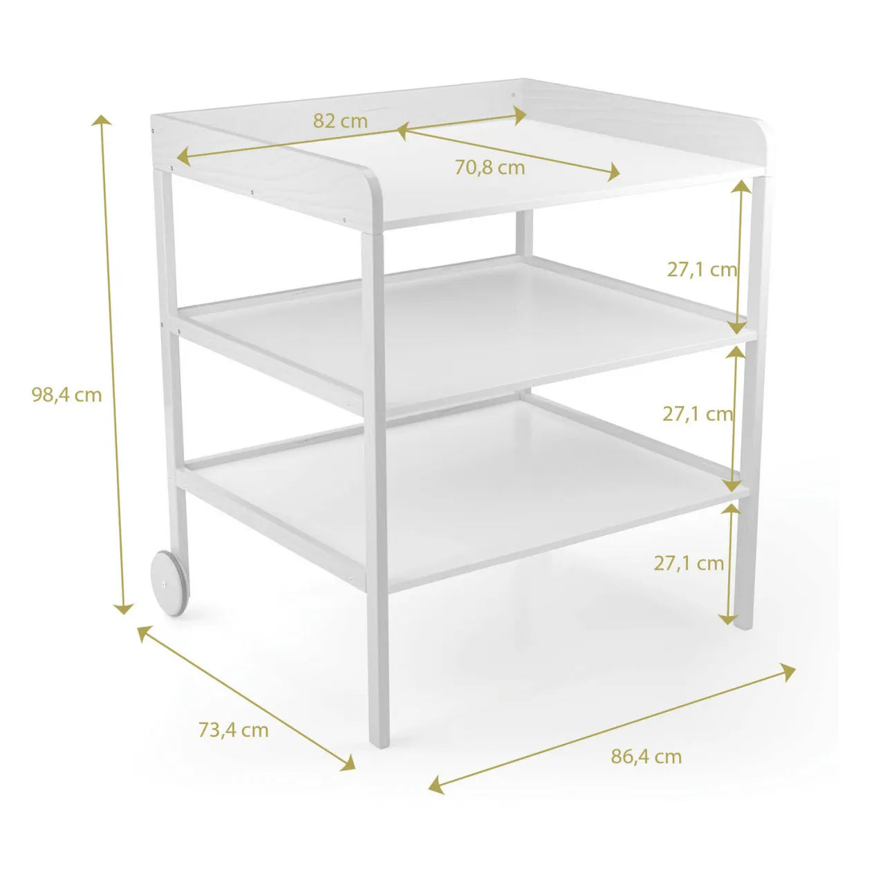 Geuther Clarissa changing table - White