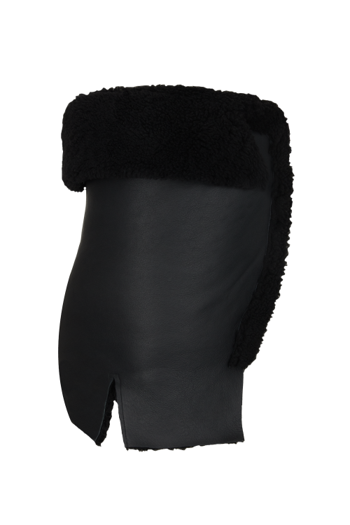 Antipoppe Zeitgeist Tweed Aura + Shearling Insert Ecru