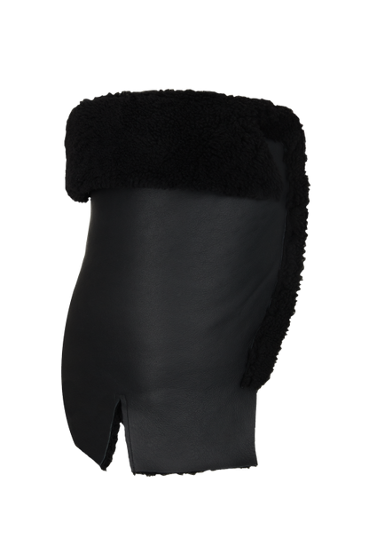 Antipoppe Zeitgeist Tweed Aura + Shearling Insert Ecru