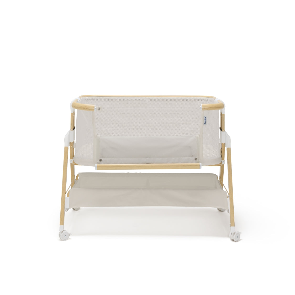 BabyRest Alfie² Bedside Bassinet - Beige/Natural