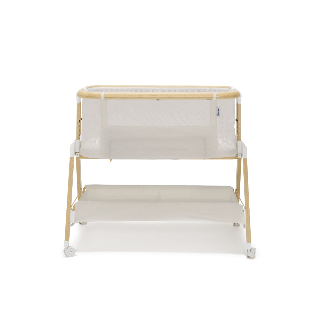BabyRest Alfie² Bedside Bassinet - Beige/Natural