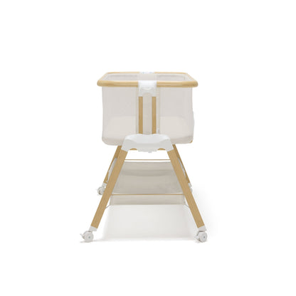 BabyRest Alfie² Bedside Bassinet - Beige/Natural