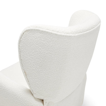 BabyRest Celeste Electric Nursery Chair - White Boucle