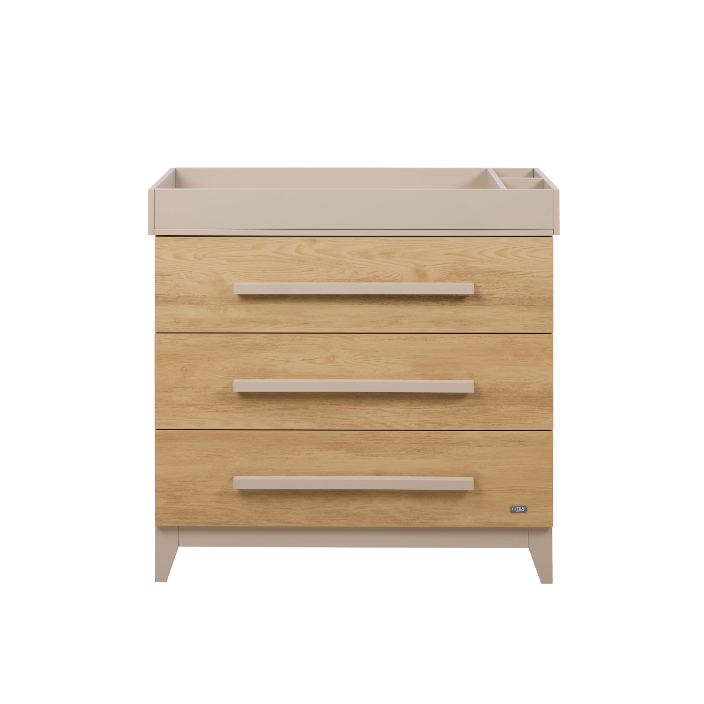 Hallee Chest Changer in  Mushroom & Golden Oak