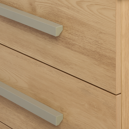 Hallee Chest Changer in  Sage & Golden Oak