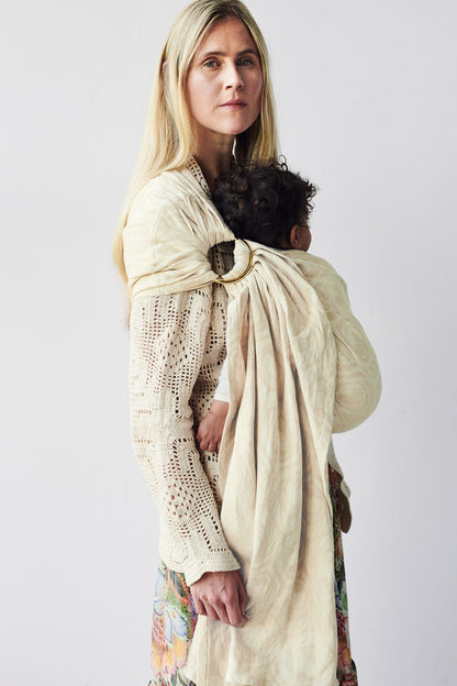 Antipoppe Ring Sling Argus Oat in linen